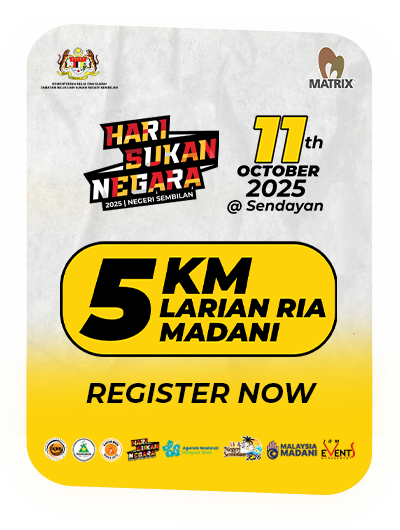 5KM Larian Ria Madani Hari Sukan Negara (Negeri Sembilan)